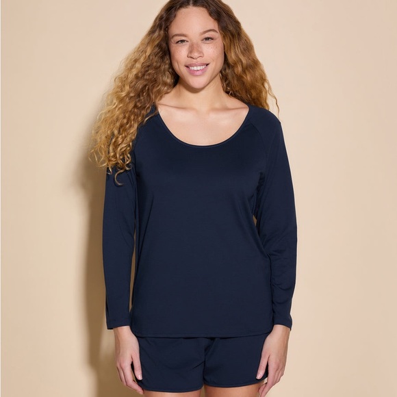 Cosabella Florida Lounge Long Sleeve Top and Boxer Set - Picture 1 of 5